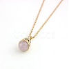 Natural Rose Quartz Pendant Necklaces ST8608455-1