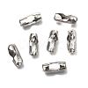 Tarnish Resistant 304 Stainless Steel Ball Chain Connectors STAS-L019B-P-2