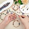60pcs 5 Colors Handmade Gold Sand Lampwork Beads LAMP-SZ0001-19-6
