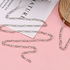 Platinum Plated Iron Figaro Chains Mother-Son Chains X-CHSM005Y-N-5