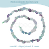 Olycraft 1 Strand Raw Rough Natural Fluorite Beads Strands G-OC0004-83-4