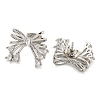 Bowknot Brass Micro Pave Cubic Zirconia Stud Earrings for Women EJEW-P275-05P-2