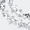 Non-magnetic Synthetic Hematite Beads Strands G-P338-23A-8x10mm-S-1