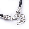 Imitation Leather Necklace Cord NFS001Y-4