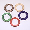 Dyed Wood Jewelry Findings Coconut Linking Rings COCO-O006A-M-1