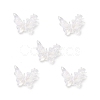 Butterfly with Flower Transparent Resin Cabochons FIND-L019-06A-1