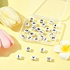 26Pcs 26 Styles Glazed Porcelain Beads PORC-FS0001-14-9