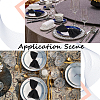 Wrinkled Polyester Dinner Cloth Napkins AJEW-WH20020-115D-4