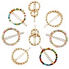 8Pcs 4 Style Alloy Claw Hair Clips PHAR-SZ0001-05-1