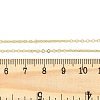Rack Plating Brass Cable Chain Necklaces for Women NJEW-H049-03G-5