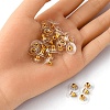 Brass Ear Nuts KK-YW0001-63G-4