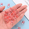Transparent Acrylic Beads TACR-S154-10A-52-5