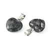 Natural Larvikite Pendants X-G-Q371-14-3