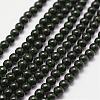 Synthetic Green Goldstone Beads Strands G-N0178-02-4mm-1