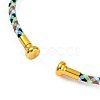 Braided Carbon Steel Wire Bracelet Making MAK-A017-B39-3
