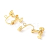 316 Surgical Stainless Steel Clip-on Earring Findings X-STAS-Z127-02G-2