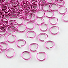 Anodized Aluminum Open Jump Rings LS-X-ALUM-R005-0.8x6-20-1