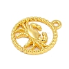 Twelve Constellations Alloy Pendants PALLOY-Q006-01A-G-2