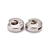 Letter Slider Beads for Watch Band Bracelet Making ALRI-O012-G-NR-2