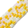 Glass Beads Strands EGLA-A034-M6mm-28-1