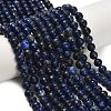 Natural Lapis Lazuli Beads Strands G-F820-Z01-8mm-1