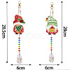 DIY Diamond Painting Acrylic Pendants Decoration Kits PW-WG89126-04-1