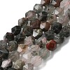 Natural African Bloodstone Beads Strands G-Z119-A28-01-3
