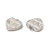 Non-Tarnish 304 Stainless Steel Pendant Rhinestone Settings STAS-F284-31P-3