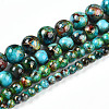 Baking Paint Glass Beads Strands DGLA-N003-4mm-B08-2