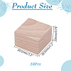 Unfinished Grooved Wooden Block FIND-WH0199-449A-2