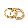 PVD Vacuum Plating 201 Stainless Steel Huggie Hoop Earrings STAS-H164-03G-2