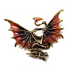Dragon Enamel Pins JEWB-L026-02AG-03-1