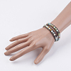 Natural Gemstone Wrap Bracelet BJEW-JB03613-6