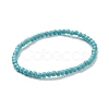 Synthetic Turquoise Beaded Stretch Bracelets BJEW-D446-A-18-2