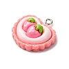 Opaque Resin Pendants RESI-V011-01E-2