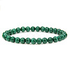 Synthetic Malachite Round Beaded Stretch Bracelet SF8562-1-1-1