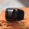 Alloy with Glass Finger Rings for Men FS-WG2A945-01-2