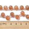 Natural Sunstone Beads Strands G-H297-B14-02-5
