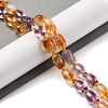 Natural Ametrine Beads Strands G-L610-C03-03-2