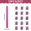 15Pcs 15 Styles PP Plastic Nail Art Seal Stamps Pen Sets MRMJ-WH0075-131A-3