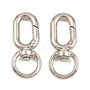 Zinc Alloy Swivel Clasps AL-CBAC079-15P-1