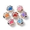 Acrylic European Beads OACR-F007-03G-1