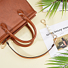 Imitation Leather Bag Straps & Plastic Imitation Pearl Beaded Extender FIND-WH0126-373C-4