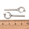 201 Stainless Steel Hoop Dangle Earrings for Women SA-CBA8B85-16P-5