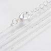Brass Box Chains Necklaces MAK-R014-S-1