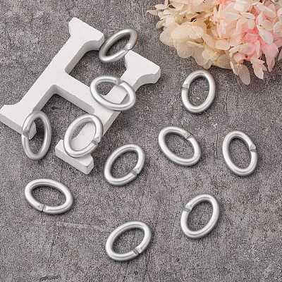 Opaque Spray Painted Acrylic Linking Rings OACR-S021-67A-B02-1