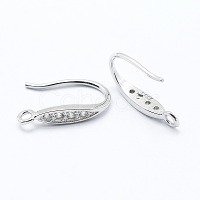 Anti-Tarnish Rhodium Plated 925 Sterling Silver STER-L054-03P-1