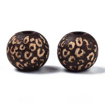 Painted Natural Wood Beads X-WOOD-T021-53A-02-1