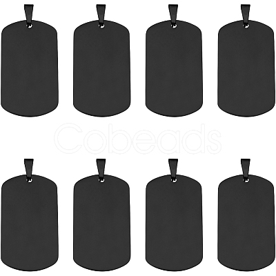 10Pcs Stainless Steel Stamping Blank Tag Big Pendants FIND-SC0010-68-1