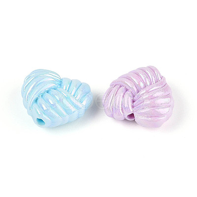 Opaque Acrylic Beads OACR-N150-01-1